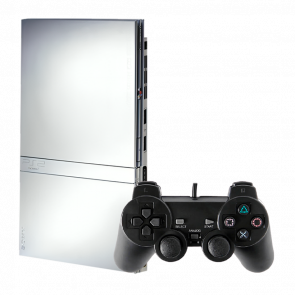 Набор Консоль Sony PlayStation 2 Slim SCPH-7xxx Limited Edition Europe Silver Б/У + Геймпад Проводной RMC Black Новый Набор Консоль Sony PlayStation 2 Slim SCPH-7xxx Limited Edition Europe Silver Б/У + Геймпад Проводной RMC Black Новый - Retromagaz