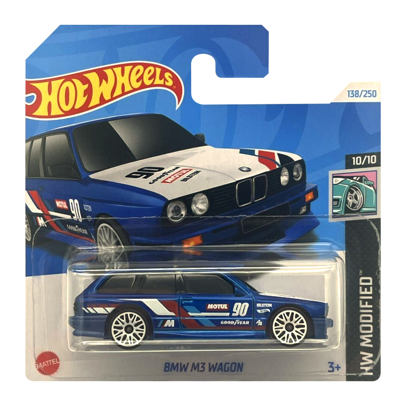 Машинка Базова Hot Wheels BMW M3 Wagon Modified 1:64 HRY67 Blue - Retromagaz
