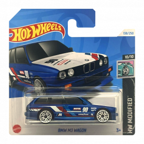 Машинка Базовая Hot Wheels BMW M3 Wagon Modified 1:64 HRY67 Blue - Retromagaz