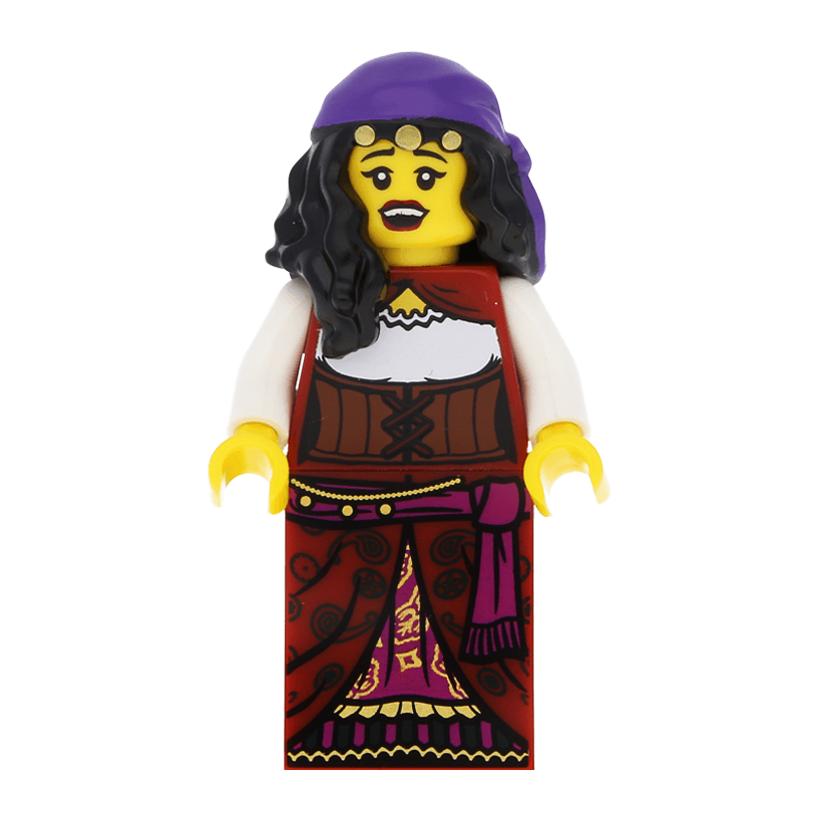 Фигурка Lego Series 9 Fortune Teller Collectible Minifigures col09-9 col137 Б/У - Retromagaz
