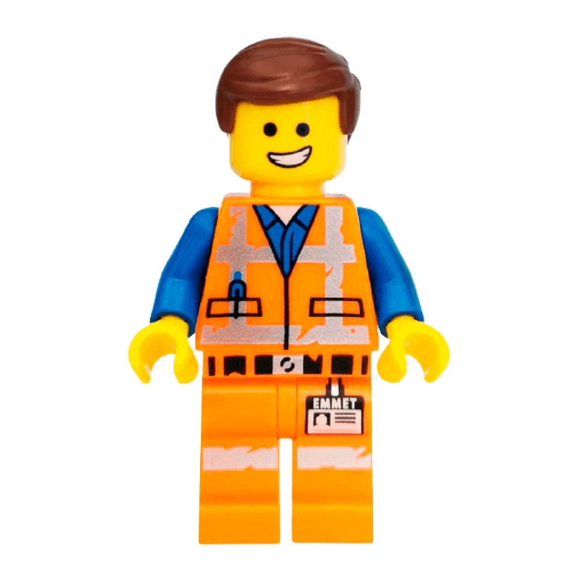 Фігурка Lego The Lego Movie Emmet Worn Uniform Cartoons tlm125 Б/У - Retromagaz