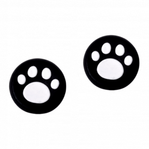 Накладки на Стіки 2шт RMC Cat Paw Nintendo Switch Wii Steam Deck Black - Retromagaz