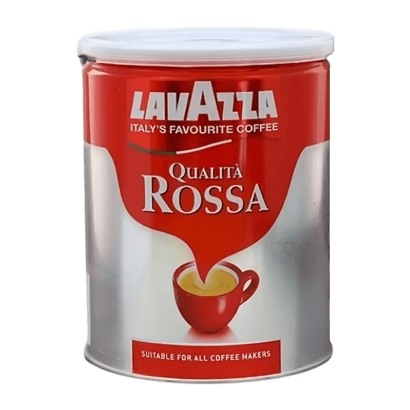 Кава Мелена Lavazza Qualita Rossa Оригінал Ж/б 250g - Retromagaz