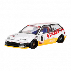Машинка Premium Kaido House x MiNI GT Honda Civic (EF) Kanjo V1 1:64 KHMG139 White - Retromagaz