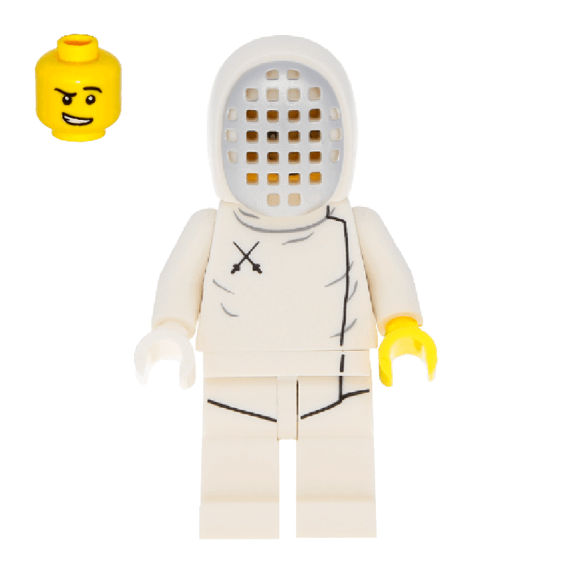 Фігурка Lego Series 13 Fencer Collectible Minifigures col13-11 col205 Б/У - Retromagaz
