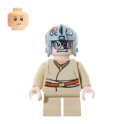 Фігурка Lego Star Wars Джедай Anakin Skywalker Short Legs Helmet sw0327 1 Б/У Нормальний - Retromagaz