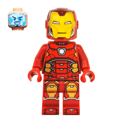 Фигурка Lego Iron Man with Silver Hexagon on Chest Super Heroes Marvel sh612 Б/У - Retromagaz