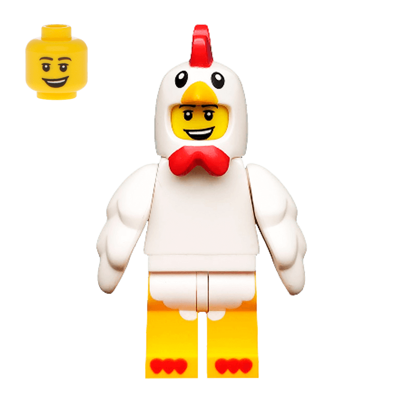 Фігурка Lego Series 9 Chicken Suit Guy Collectible Minifigures col09-7 col135 Б/У - Retromagaz