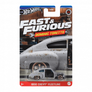 Тематична Машинка Hot Wheels 1950 Chevy Fleetline Dominic Toretto Fast & Furious 1:64 HNR88/HRW49 Grey - Retromagaz