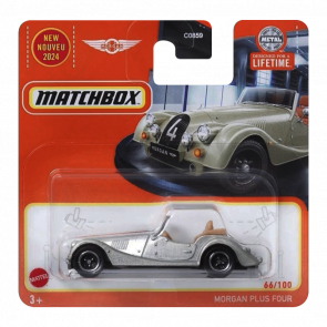 Машинка Велике Місто Matchbox Morgan Plus Four Showroom 1:64 HVL02/HVN30 Silver - Retromagaz