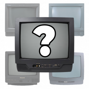 Телевизор Sony Panasonic Philips JVC Samsung LG 14" Ретро в Ассортименте Black Б/У - Retromagaz