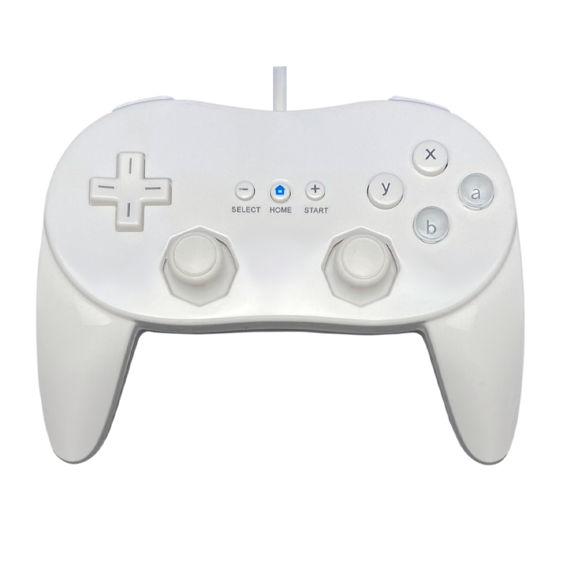 Геймпад Проводной RMC Wii Classic Controller Pro White 1m Б/У - Retromagaz