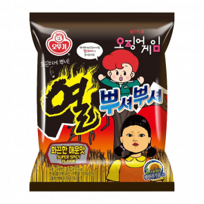 Снеки Ottogi Squid Game (Гра в Кальмара) Ramen Гостра 90g - Retromagaz