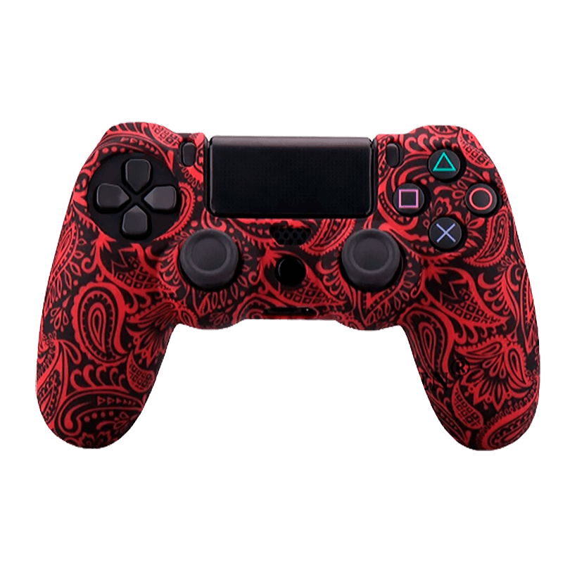 Чохол Силіконовий RMC PlayStation 4 Leaf Red Новий - Retromagaz