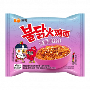 Лапша Samyang Buldak Swicy Sweet & Spicy Chicken Ramen Средне Острая 130g