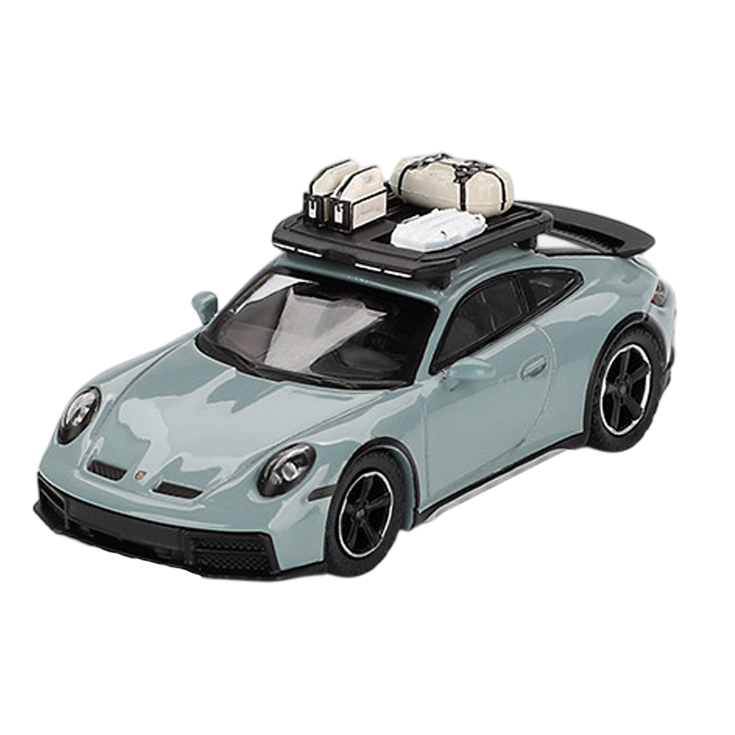 Машинка Premium MINI GT Porsche 911 Dakar 1:64 MGT00780-CH Green - Retromagaz