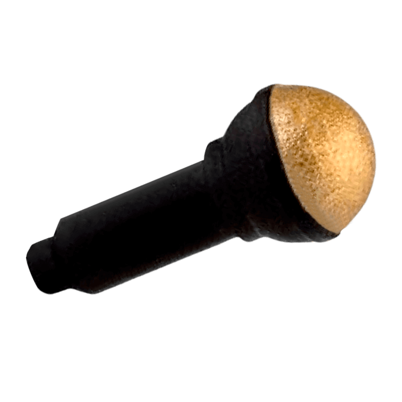 Мистецтво 4шт Lego Microphone with Metallic Gold Top Half Screen Pattern 90370pb03 6104328 Black Б/У - Retromagaz