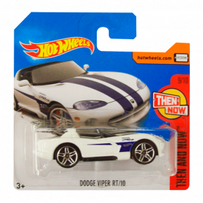 Машинка Базова Hot Wheels Dodge Viper RT/10 Then and Now 1:64 DVC49 White