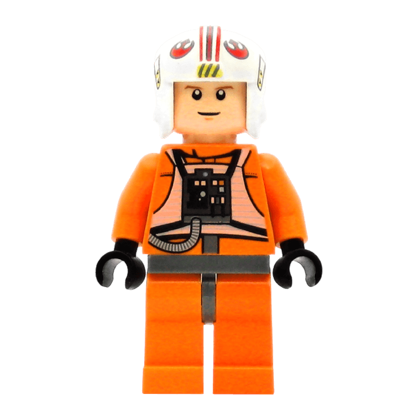 Фигурка Lego Джедай Luke Skywalker Star Wars sw0295 Б/У - Retromagaz