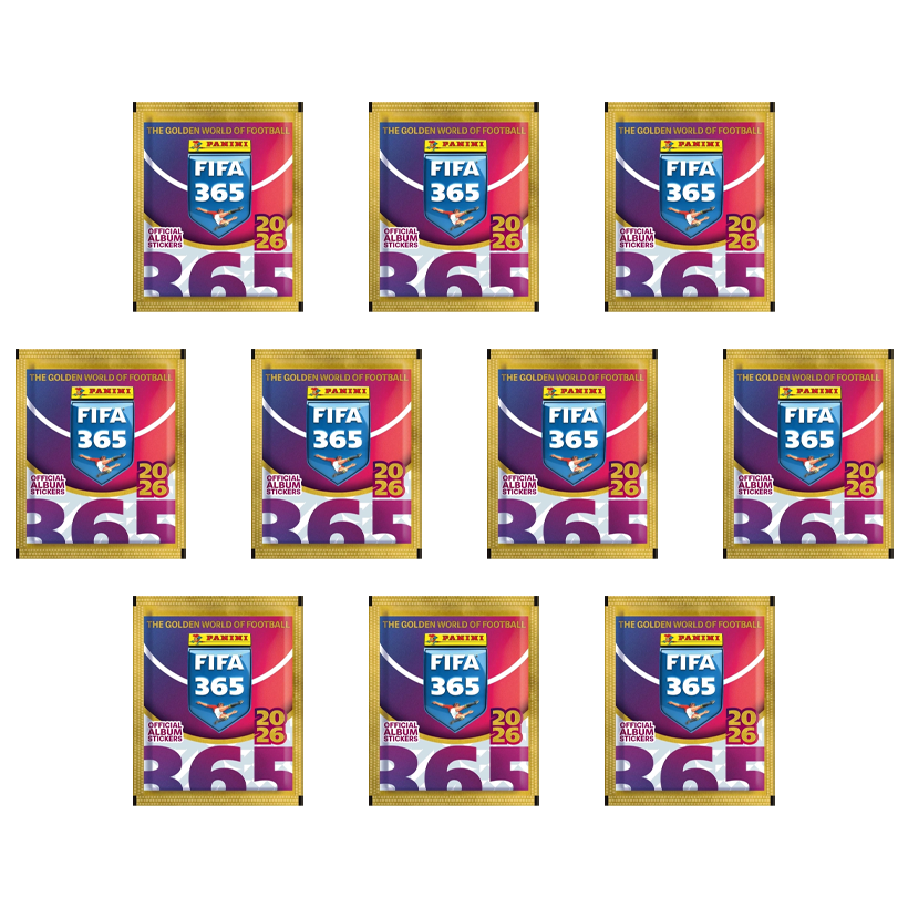 Набір Наліпки 10шт FIFA 365 2026 5шт Наліпок в Пакетику Panini - Retromagaz