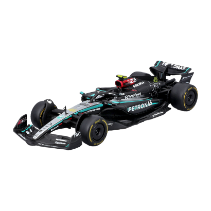 Машинка Bburago Mercedes-AMG F1 W15 Performance 1:43 Black - Retromagaz