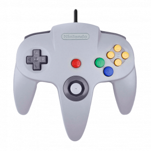 Геймпад Проводной Nintendo N64 NUS-005 Grey 1.8m Б/У Нормальный - Retromagaz