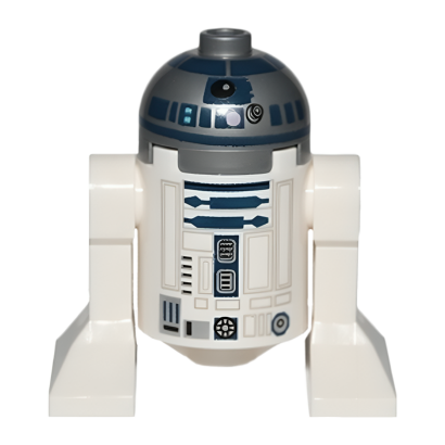 Фігурка Lego R2-D2 Astromech Flat Silver Head Red Dots Star Wars Дроїд sw0527a Б/У - Retromagaz