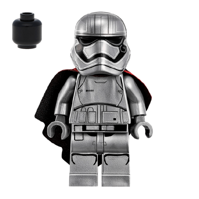 Фігурка Lego Captain Phasma Pointed Mouth Pattern Star Wars Перший Орден sw0904 1 Б/У - Retromagaz