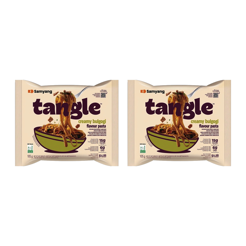 Набір Локшина 2шт Samyang Tangle Bulgogi Рамьон Гостра 108g - Retromagaz