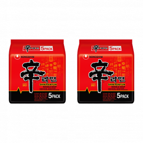 Набір Локшина Nongshim 10шт Shin Ramyun Гриби Овочі Гостра 120g