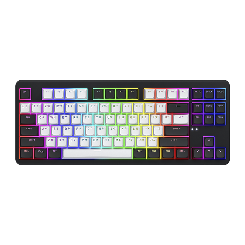 Клавиатура Hator Rockfall 3 Mecha TKL wireless Black 1.8m Новый - Retromagaz