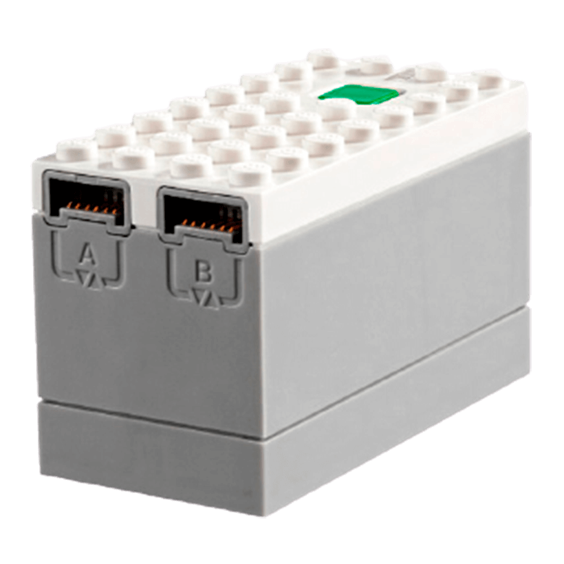 Електрика Lego Батарейний Блок 9V Battery Box Powered Up Bluetooth HUB 34742c01 34743c01 28738 6197586 6253628 6262033 White Б/У - Retromagaz