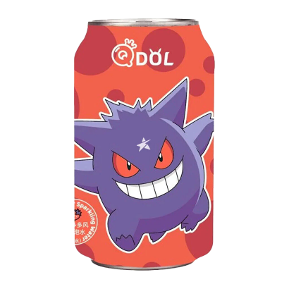 Напиток QDol Pokemon Gengar Grape China 330ml - Retromagaz