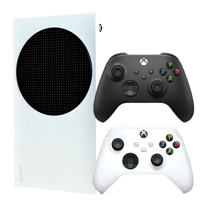 Набор Консоль Microsoft Xbox Series S 512GB White Б/У  + Геймпад Беспроводной Black - Retromagaz