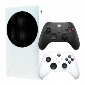 Набор Консоль Microsoft Xbox Series S 512GB White Б/У  + Геймпад Беспроводной Black - Retromagaz