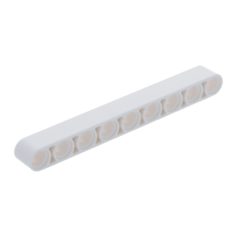 Technic 10шт Lego Балка Товста Пряма 1 x 9 40490 64289 4156341 White Б/У - Retromagaz