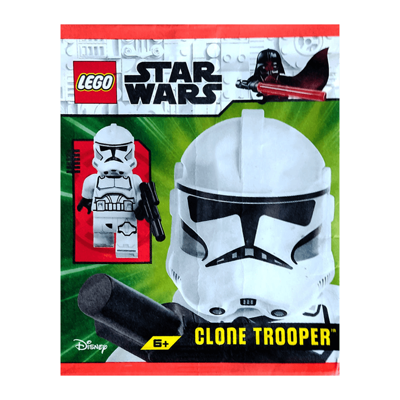 Конструктор Lego Фігурка Clone Trooper Paper Bag Star Wars 912409 sw1319 Новий - Retromagaz
