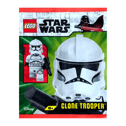 Конструктор Lego Фігурка Clone Trooper Paper Bag Star Wars 912409 sw1319 Новый - Retromagaz