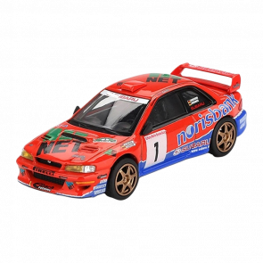 Машинка Premium MINI GT Subaru Impreza WRC97 #1 1999 DRM Champion 1:64 MGT01140 Red - Retromagaz