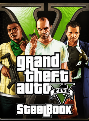 Гра Microsoft Xbox 360 Grand Theft Auto V SteelBook Edition Російські Субтитри DVD 2шт Б/У - Retromagaz