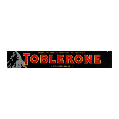 Шоколад Toblerone Чорный с Медово-Миндальной Нугой 100g - Retromagaz