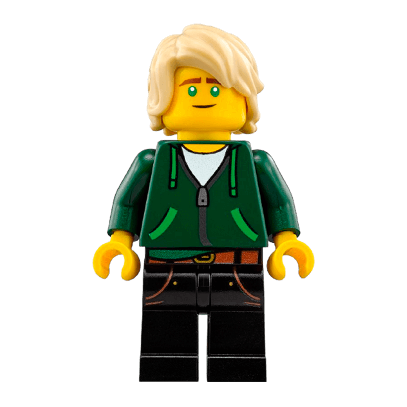 Фігурка Lego Ninja Lloyd Garmadon Hair Ninjago njo0338 1 Б/У - Retromagaz