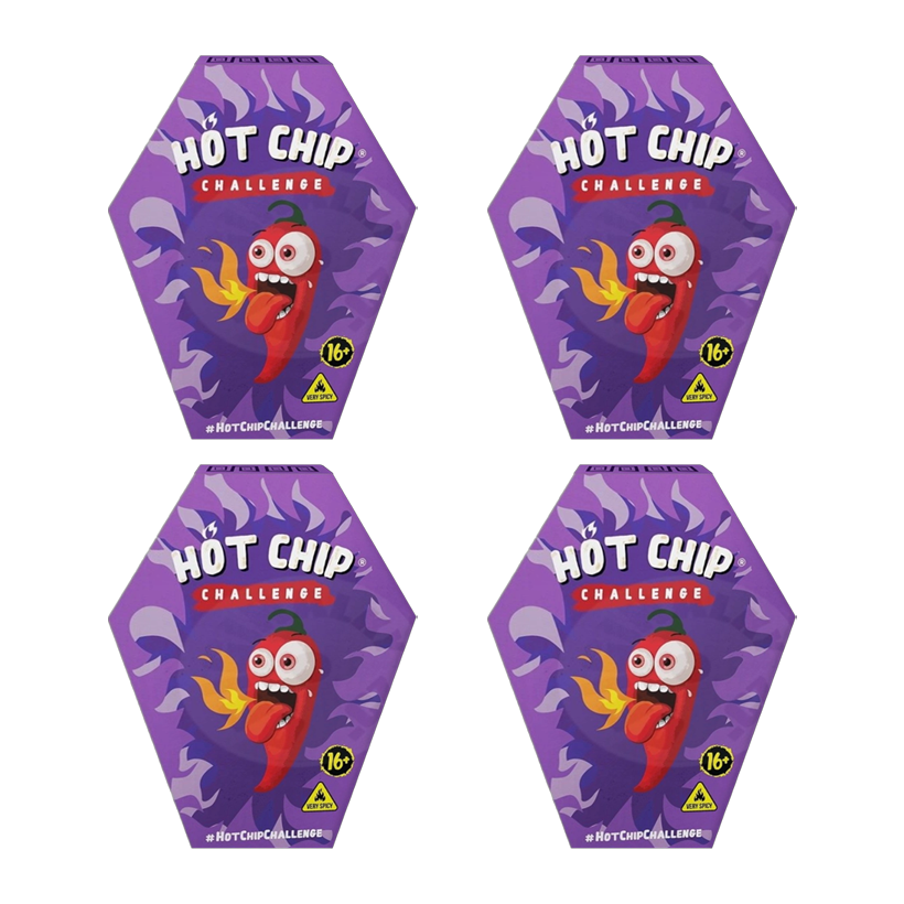 Набір Чипси 4шт Hot-Chip Challenge 18+ 2.5g - Retromagaz