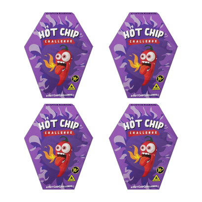 Набір Чипси 4шт Hot-Chip Challenge 18+ 2.5g - Retromagaz