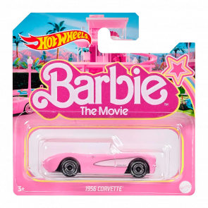 Машинка Базова Hot Wheels 1956 Corvette Barbie The Movie HPR54 Pink Новий - Retromagaz