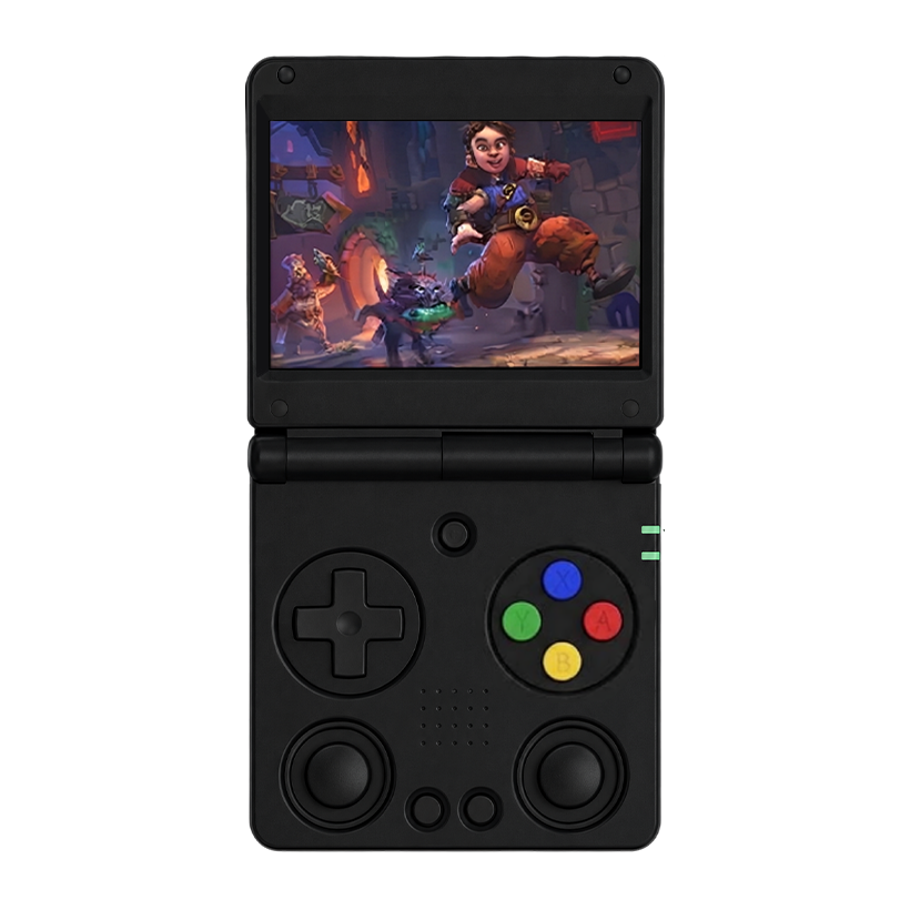 Консоль Anbernic RG34XXSP + 5000 Вбудованих Ігор 64GB Black - Retromagaz