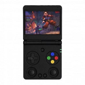 Консоль Anbernic RG34XXSP + 5000 Вбудованих Ігор 64GB Black - Retromagaz