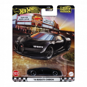 Машинка Premium Hot Wheels '16 Bugatti Chiron Boulevard 1:64 JBL30 Black Машинка Premium Hot Wheels '16 Bugatti Chiron Boulevard 1:64 JBL30 Black - Retromagaz