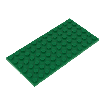 Пластина Lego Обычная 6 x 12 3028 302828 4614769 6177783 Green 4шт Б/У - Retromagaz