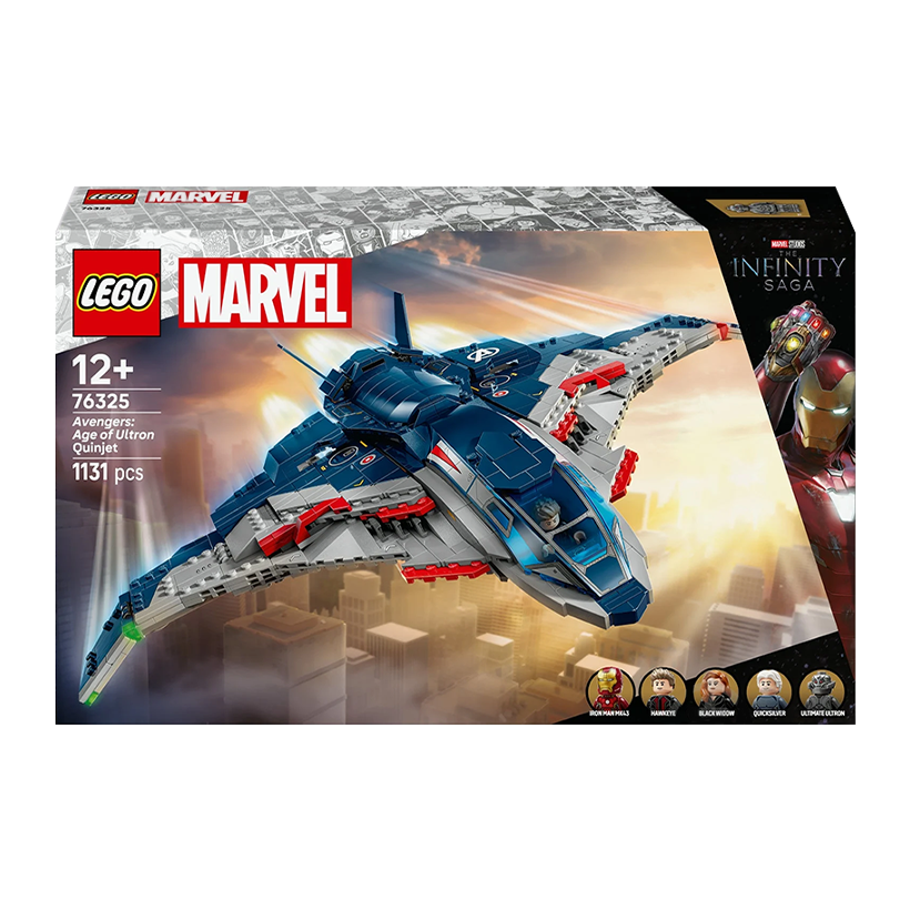 Конструктор Lego Avengers: Age of Ultron Quinjet Marvel 76325 Новый - Retromagaz